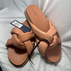 Women's Cosette Padded Slide Sandals - Universal Thread Coral Pink 9